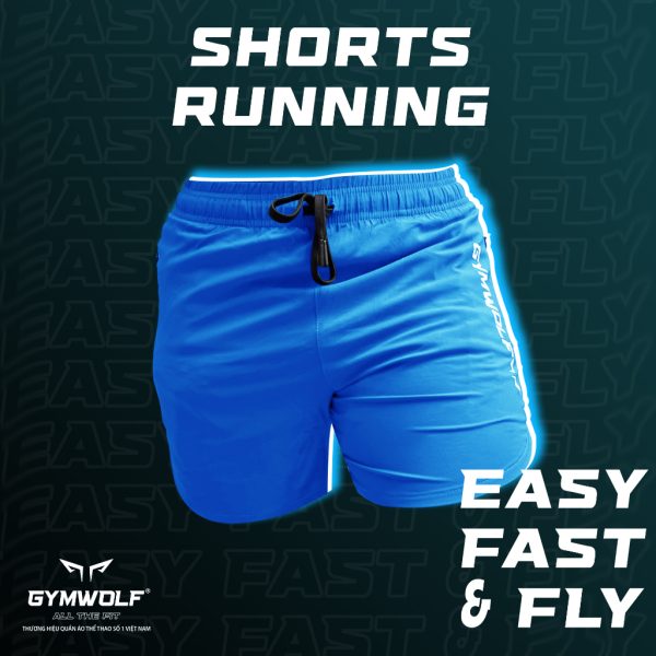 Quần Chạy Bộ Easy Fast & Fly WOLF ACTIVE, Quần Chạy Bộ Nam, Nữ, Quick Dry, Thoải Mái Khi Chơi Thể Thao