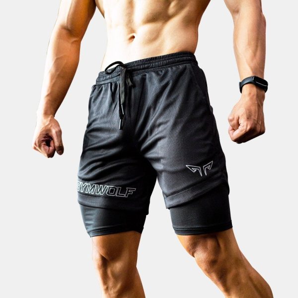 Quần 2 Lớp FITPRO Thương Hiệu Wolf Active, Quần Gym Nam 2 Lớp, Chất Vải Mềm Mịn, Dày Dặn WOLF70