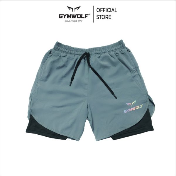 Quần Tập Gym Nam Challenger WOLF ACTIVE, Quần Chạy Bộ Nam, Nữ, Quần 2 Lớp, Chất Vải Cao Cấp Logo Phản Quang Nổi Bật