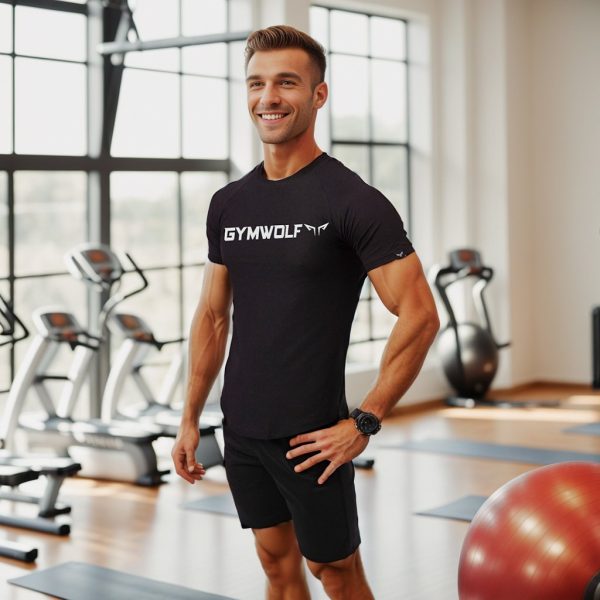 Áo Thể Thao Wolfactive, Áo Tập Gym Nam Chất Vải Siêu Thoáng Mát (WOLF05)