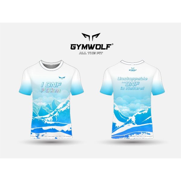 Áo Chạy Bộ DNF Unstoppable Thương Hiệu Wolf Active, Chất Vải Wolf Acive Co Giãn 4 Chiều, Nhanh Khô